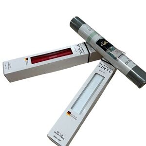 Four oh Five White Permanent Vinyl Roll, Gray iron on